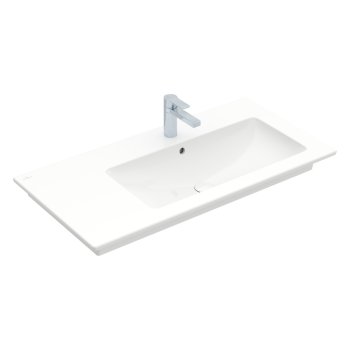 Раковина подвесная Villeroy & Boch Venticello, прямоугольный, 100×50 см, белый